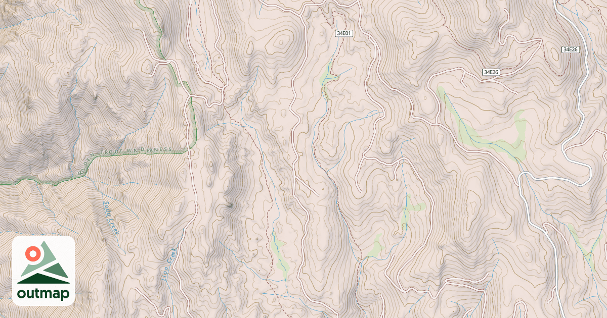 Map of BEACH CREEK