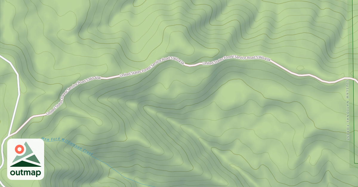 Map of USFS National Forest System Roads {C0041D0D-B467-45C5-8D41-CA58AA2A1564}
