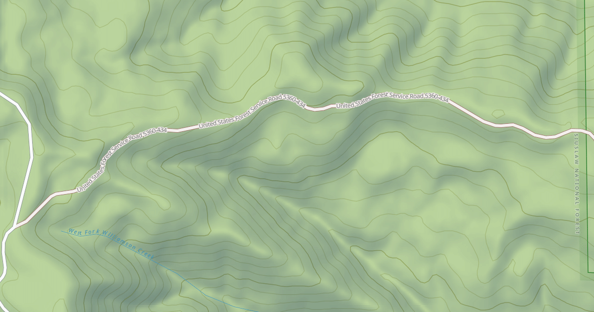 Map preview of USFS National Forest System Roads {C0041D0D-B467-45C5-8D41-CA58AA2A1564}