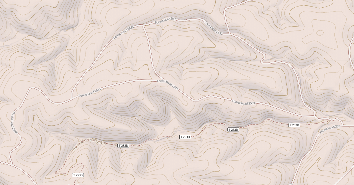 Map preview of ELK RIDGE NORTH