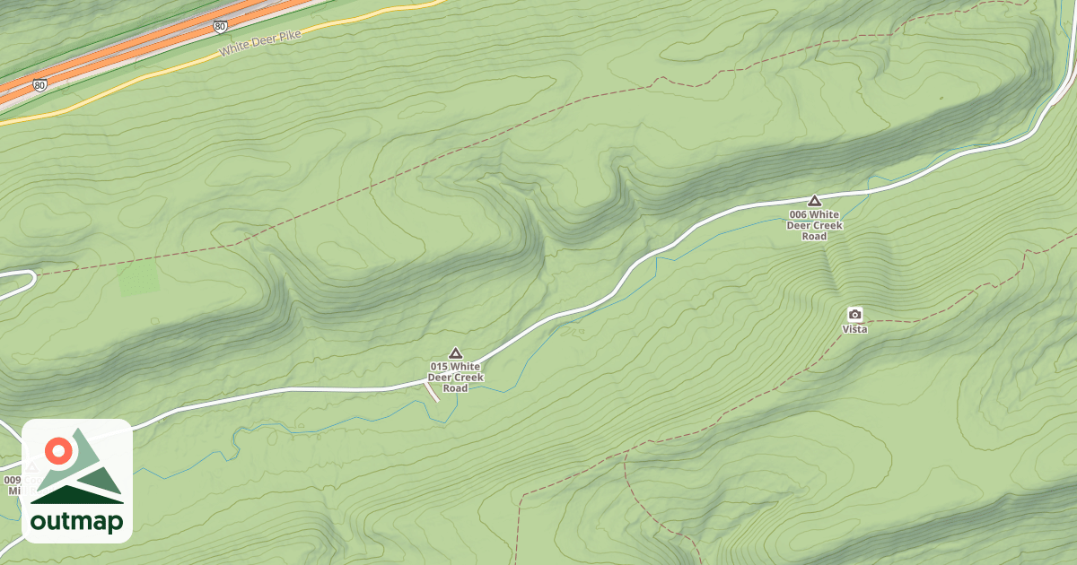 Map of Bald Eagle State Forest Snowmobile Trails
