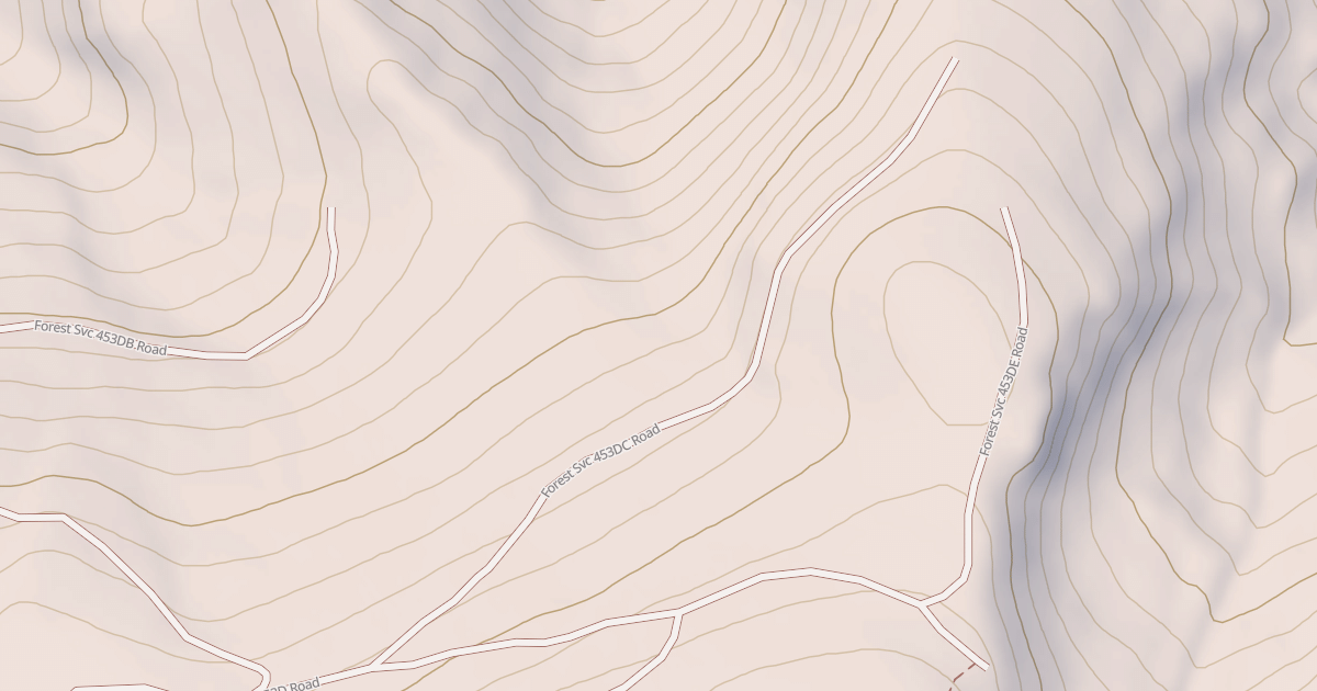 Map preview of USFS National Forest System Roads {2160EA39-30D0-42CC-9D59-D26ABFAF5D67}