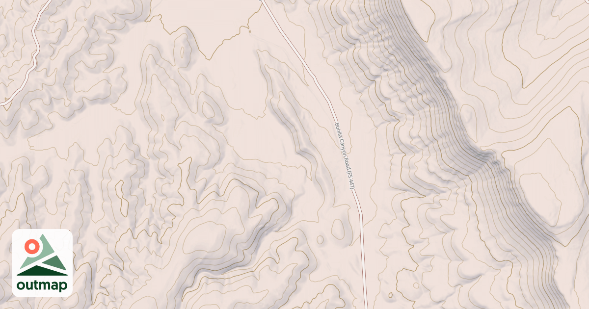 Map of USFS Motor Vehicle Use Map Roads {F4022CBC-0B1D-4385-BF84-EE3795AF60F7}