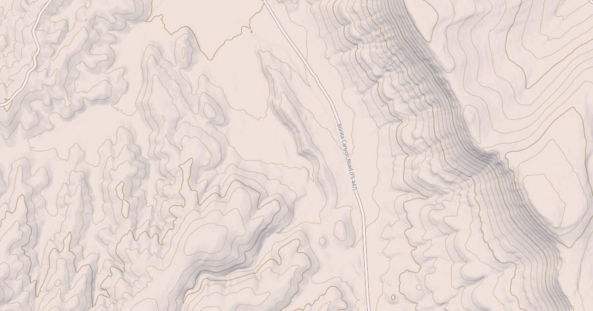 Map preview of USFS Motor Vehicle Use Map Roads {F4022CBC-0B1D-4385-BF84-EE3795AF60F7}