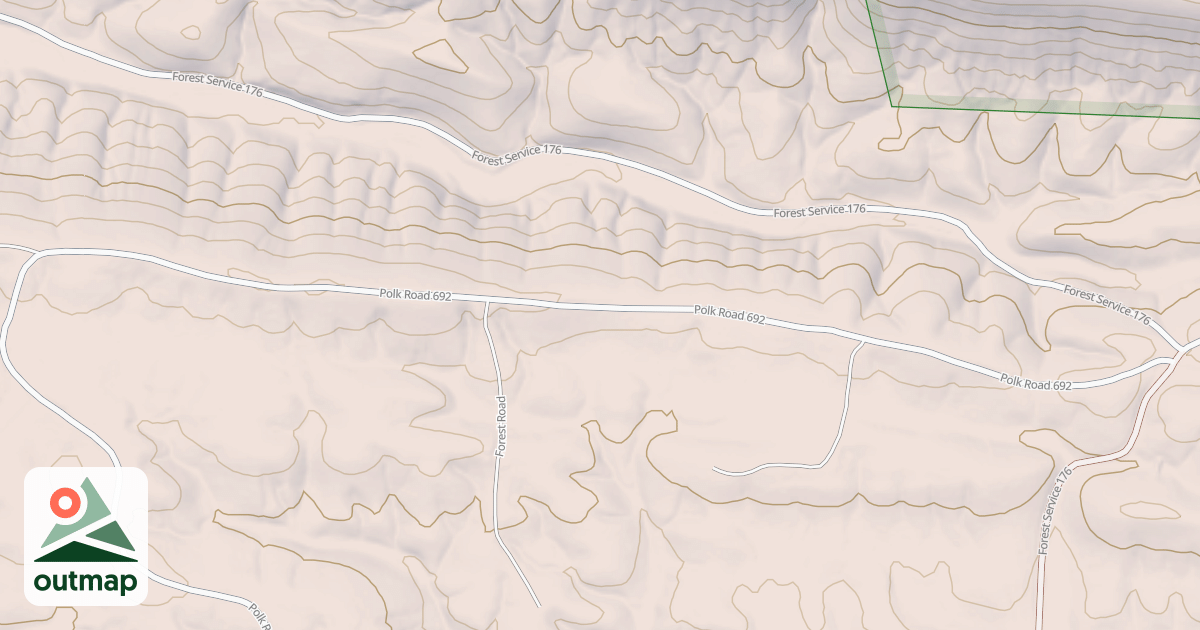Map of USFS National Forest System Roads {62665C45-65B0-4C47-9F10-4667ABA65BB9}