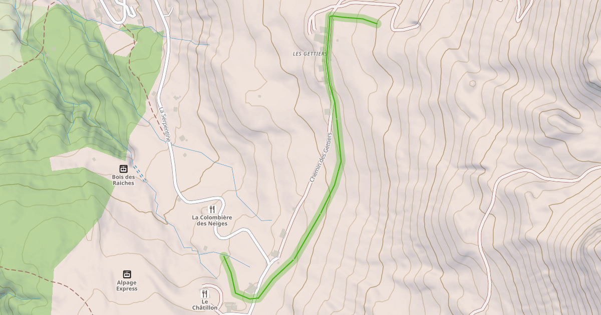 Map preview of La Serpentine