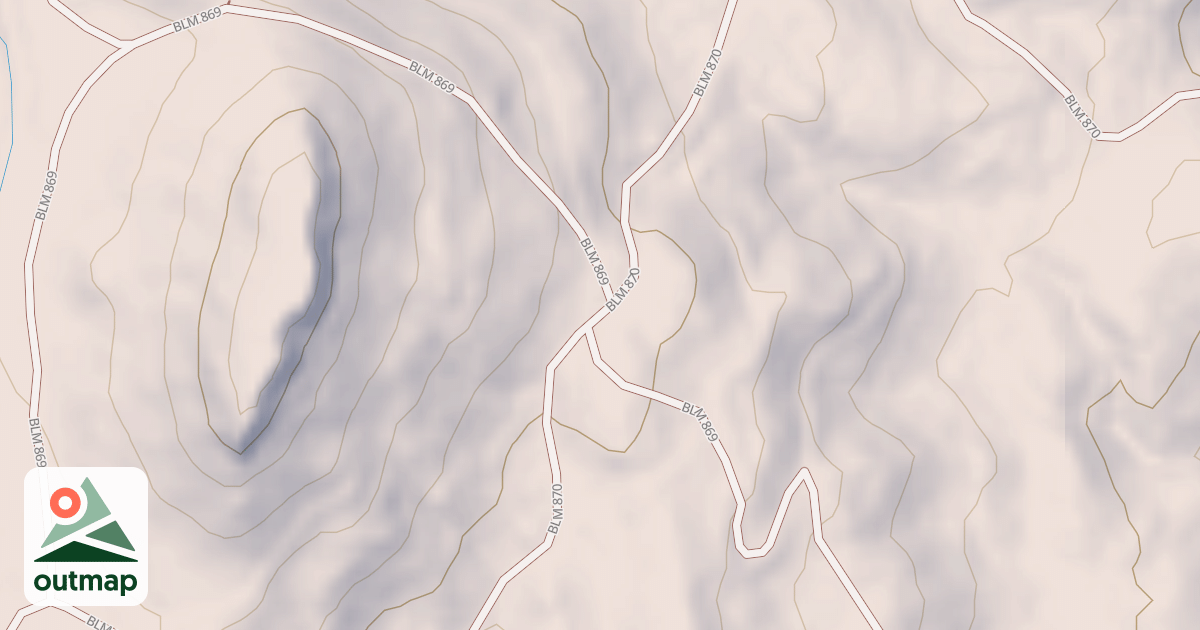 Map of BLM National GTLF Public Motorized Roads de9b1880-ef18-4782-a93c-4fbca94b742c