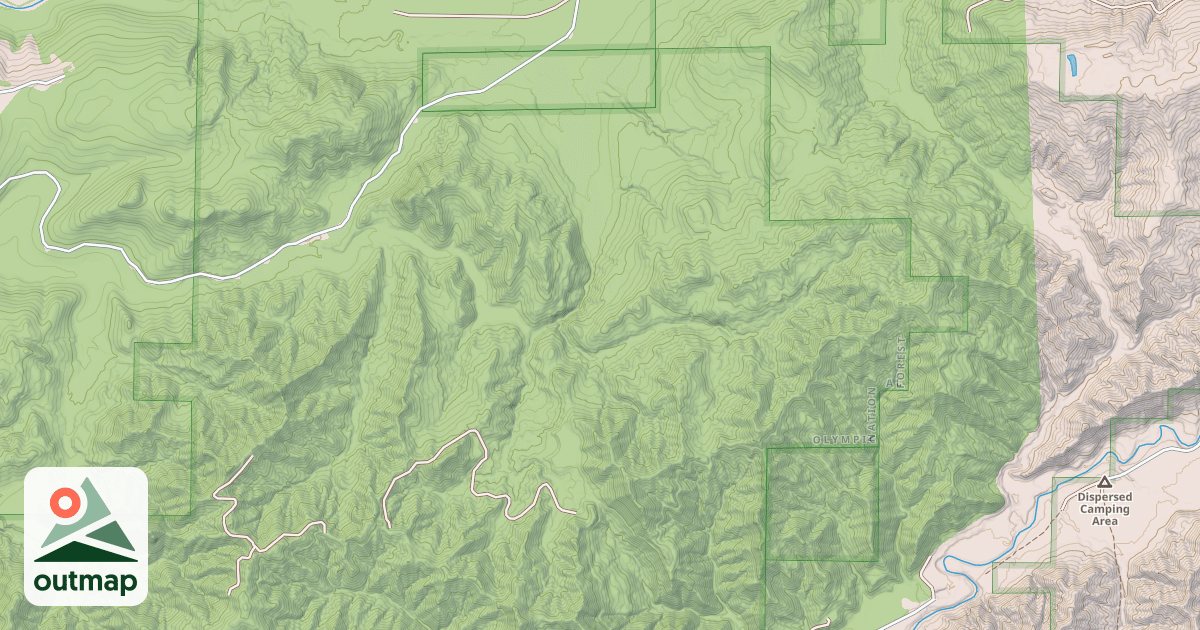 Map of USFS Motor Vehicle Use Map Roads {4FB02818-9105-4D34-943F-C8F354FE7970}