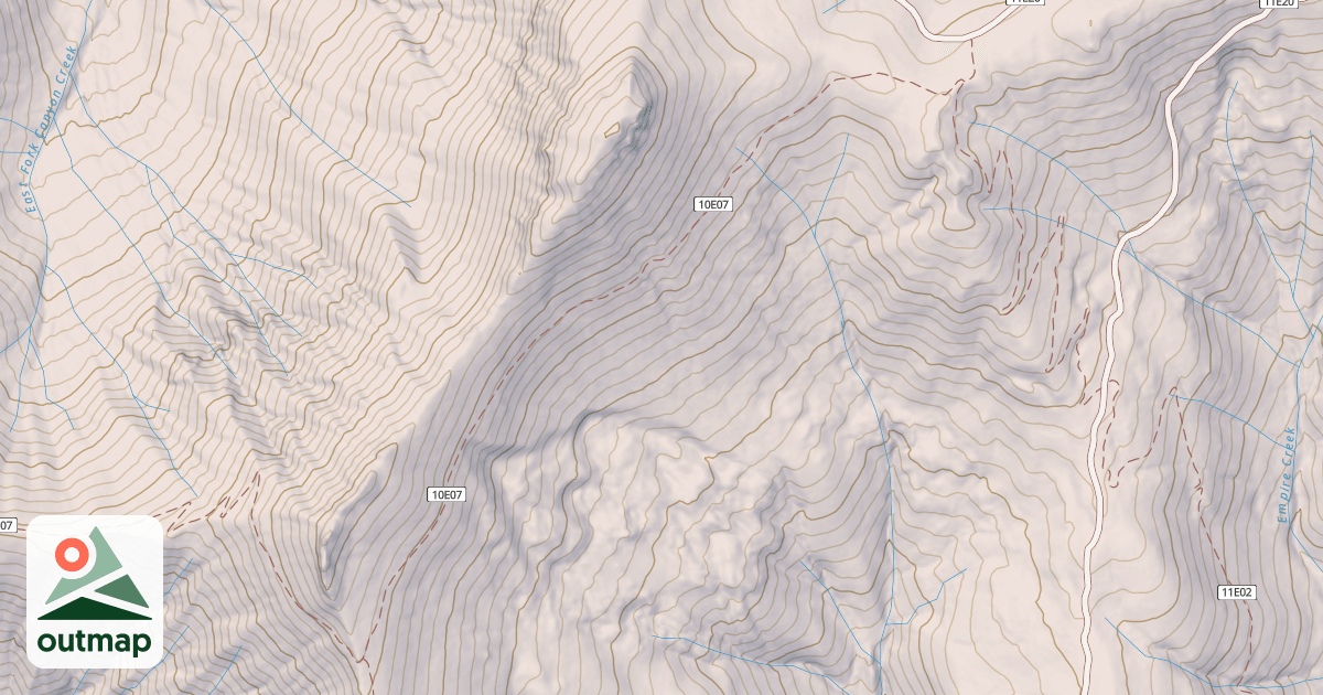 Map of Chimney Rock