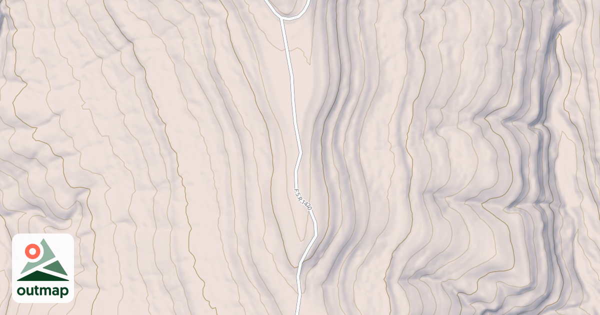 Map of HORSEWATER RIDGE