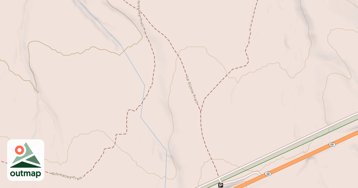 Map of La Gijosa Trail