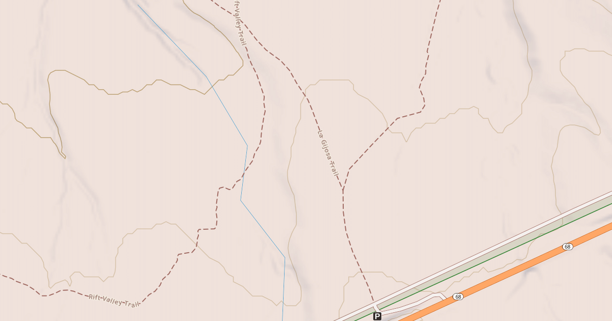Map preview of La Gijosa Trail