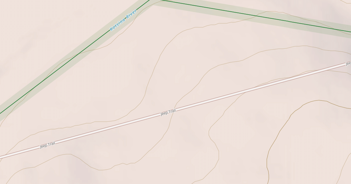 Map preview of Kotsina River Trail