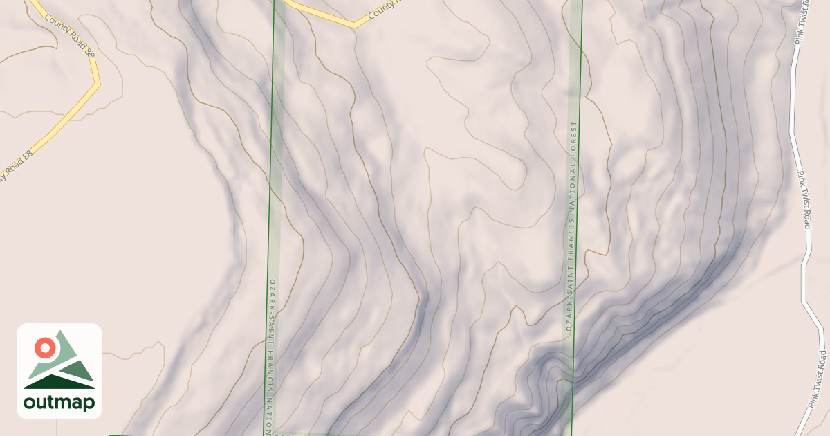 Map of USFS National Forest System Roads {10FE72C6-EB69-4186-B5B6-D66351A19ECA}