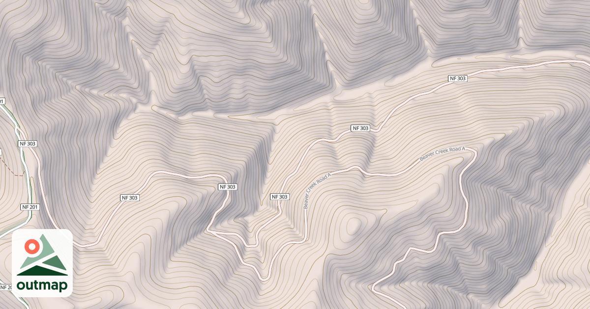 Map of BEAVER CREEK