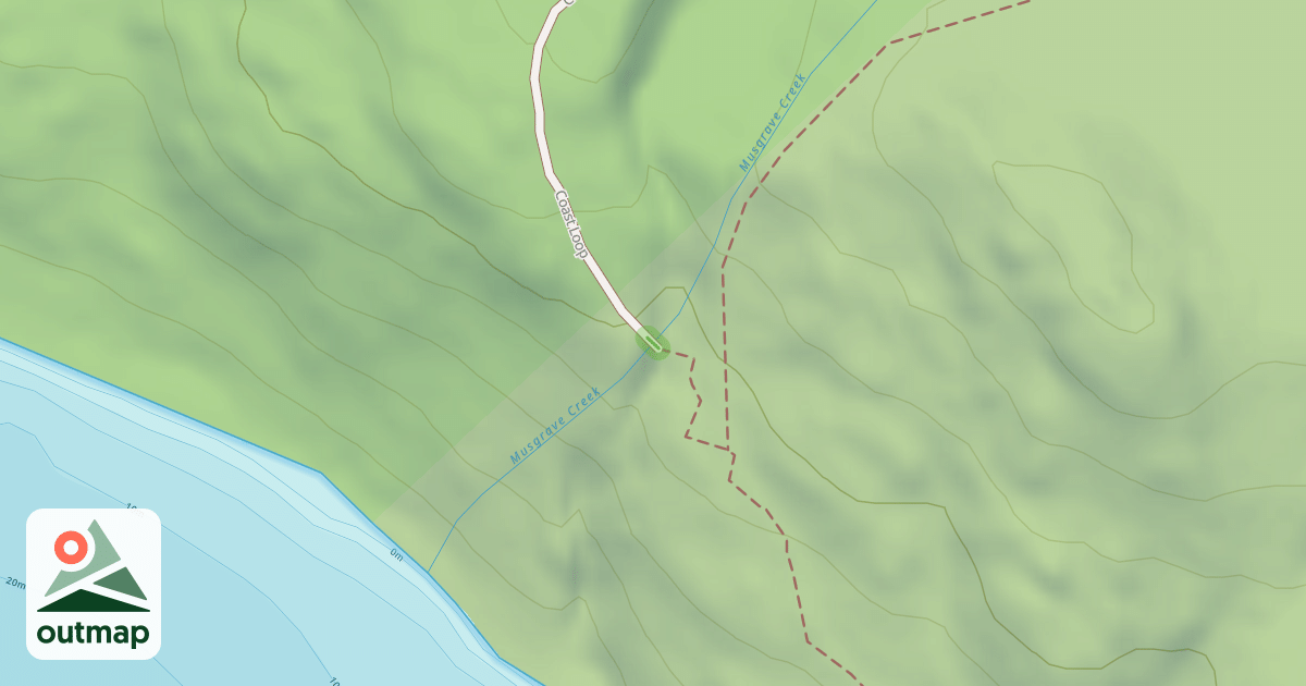 Map of Coast Loop