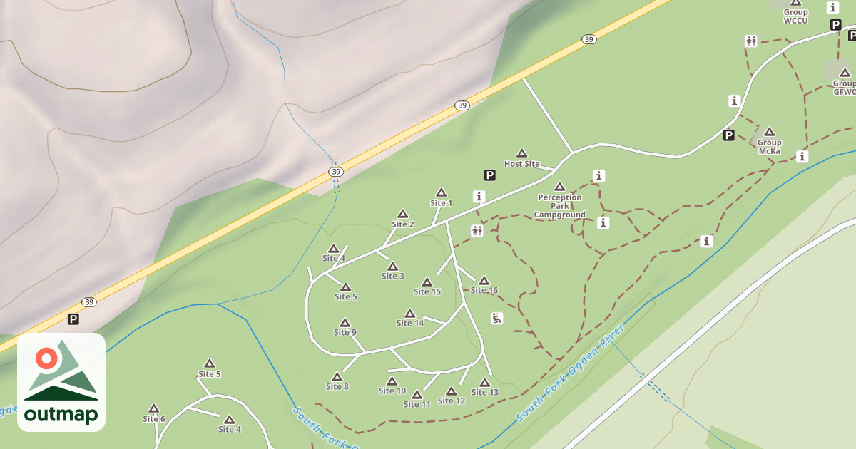 Map of PERCEPTION PARK