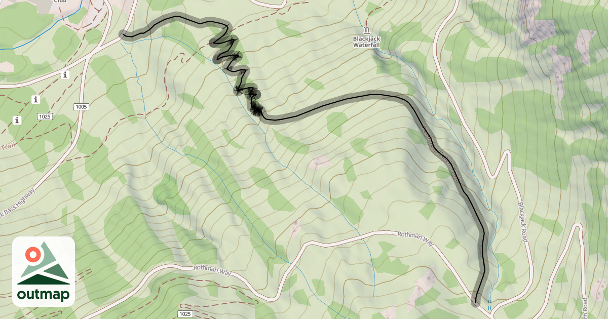Map of Peruvian Gulch Trail