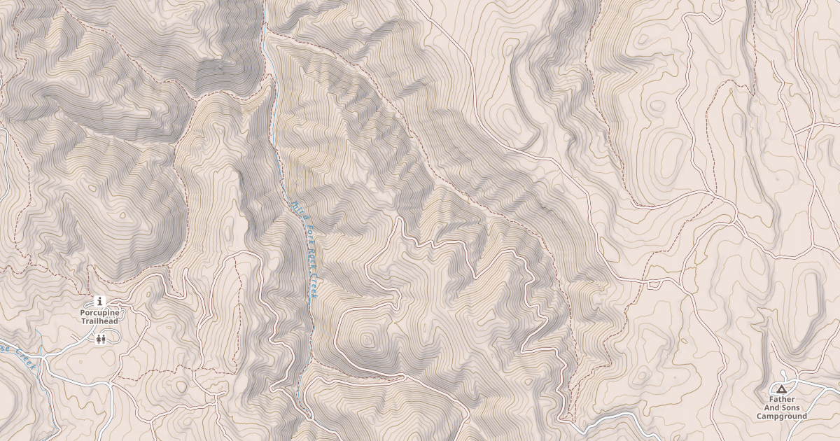 Map preview of Martindale Fork