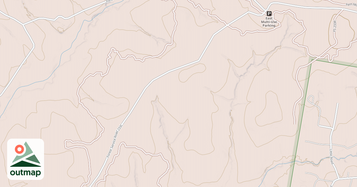 Map of BROWN BRANCH