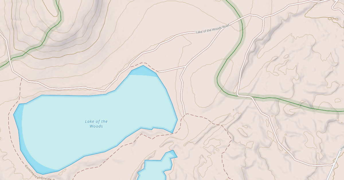 Map preview of LAKE OF THE WOODS