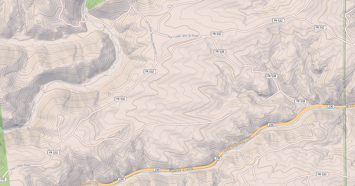 Map preview of FOX CREEK