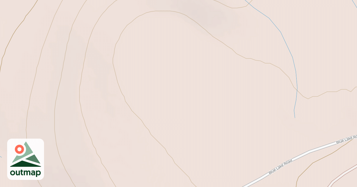 Map of BLUE LAKE NORTH