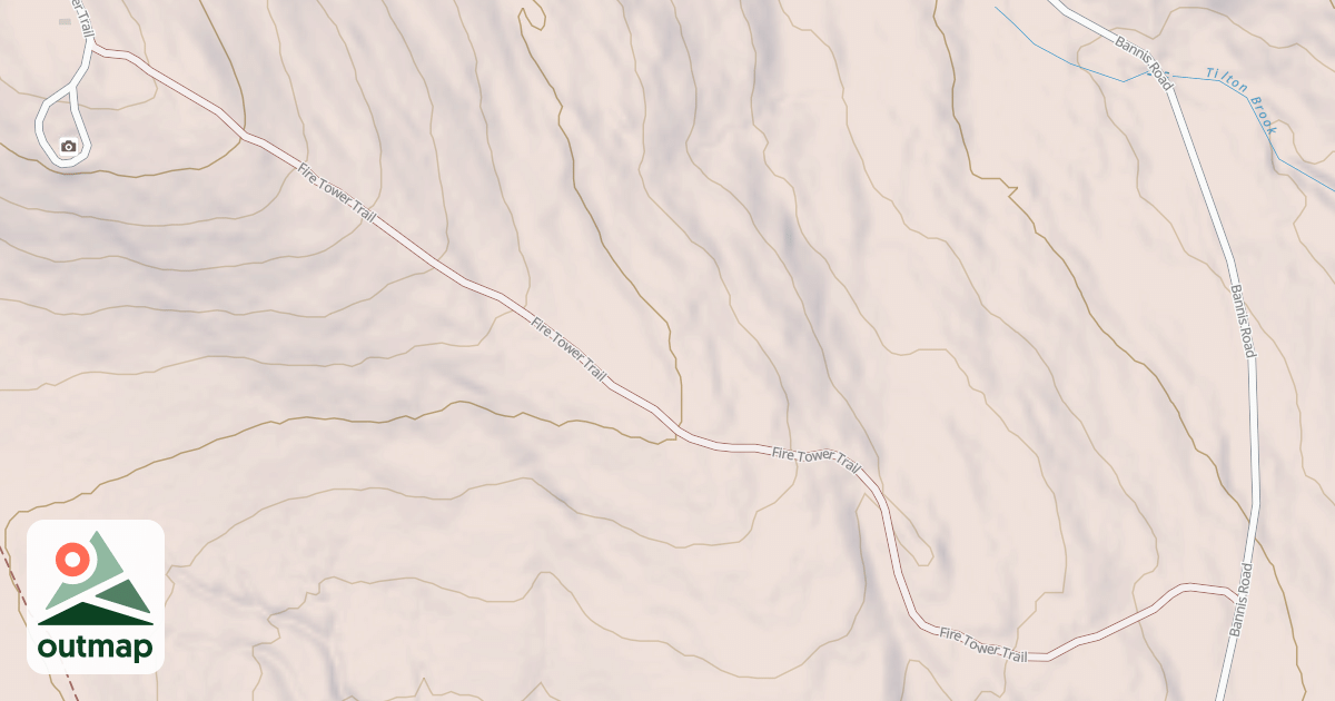 Map of Fire Tower Trail