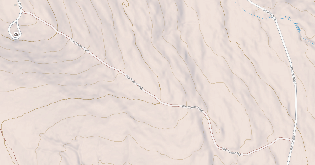 Map preview of Fire Tower Trail