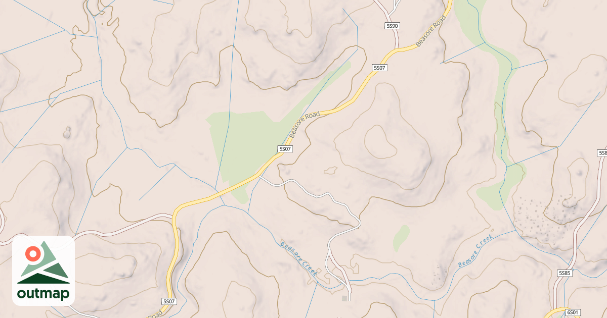 Map of BEASORE RD