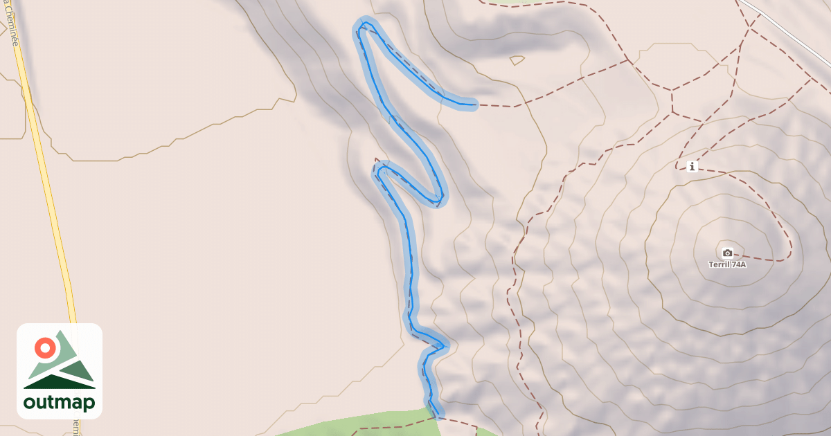 Map of Sentier Ascension du 11/19