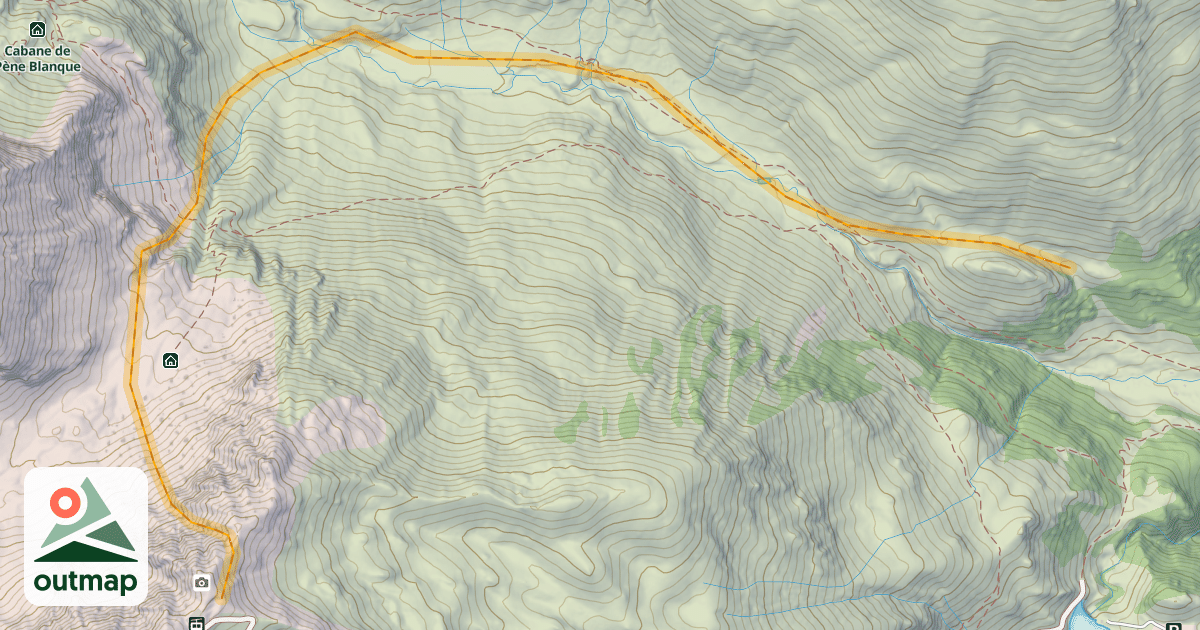 Map of La Blanche