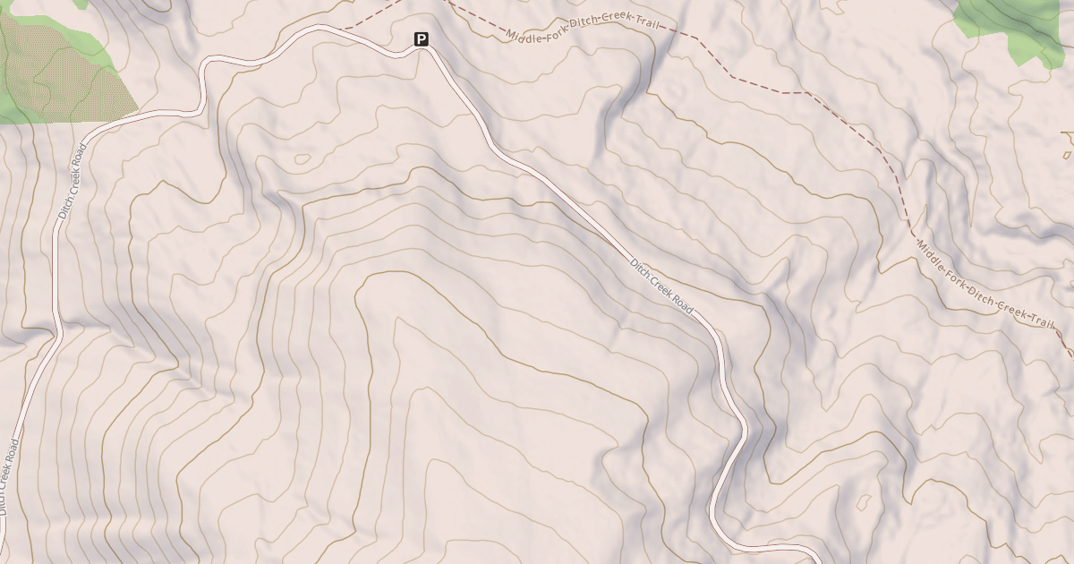 Map preview of Ditch Cr