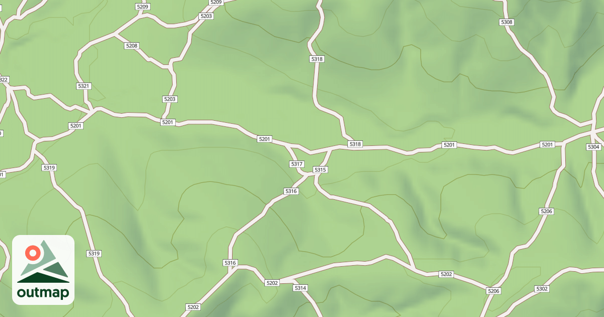 Map of USFS Motor Vehicle Use Map Trails 19978