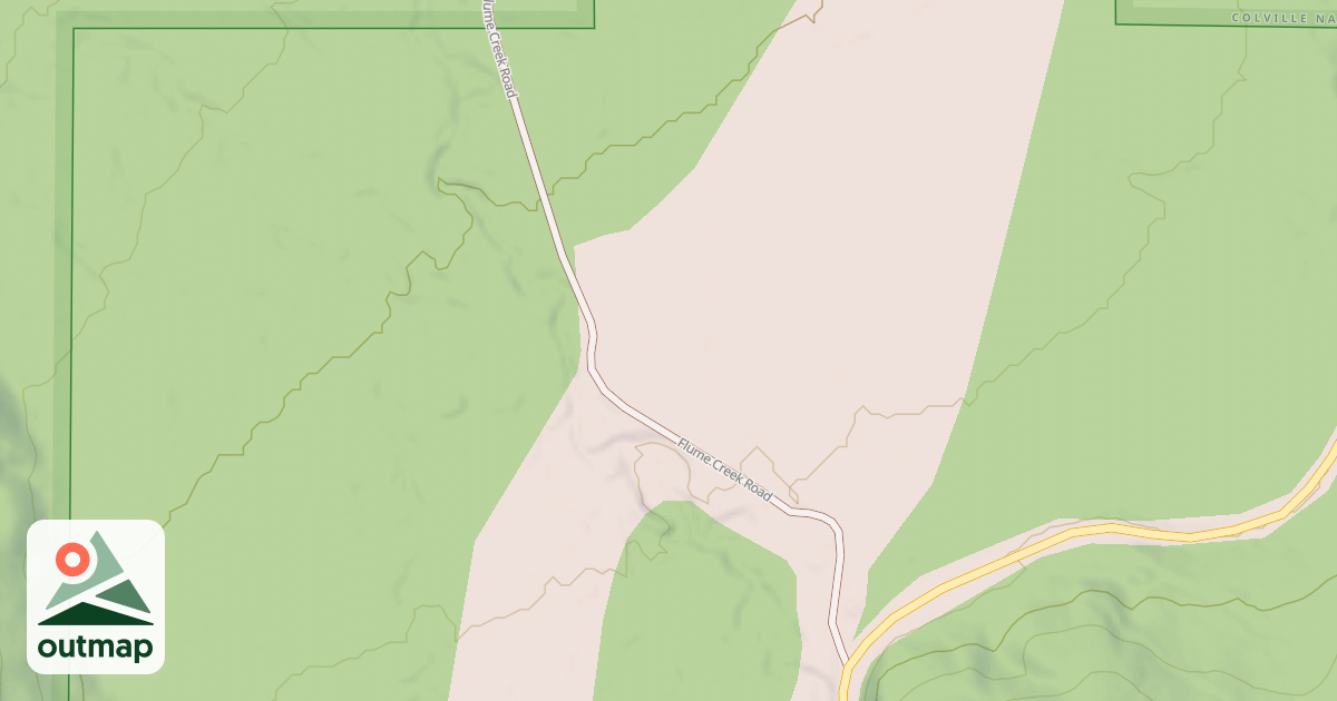 Map of FLUME CREEK