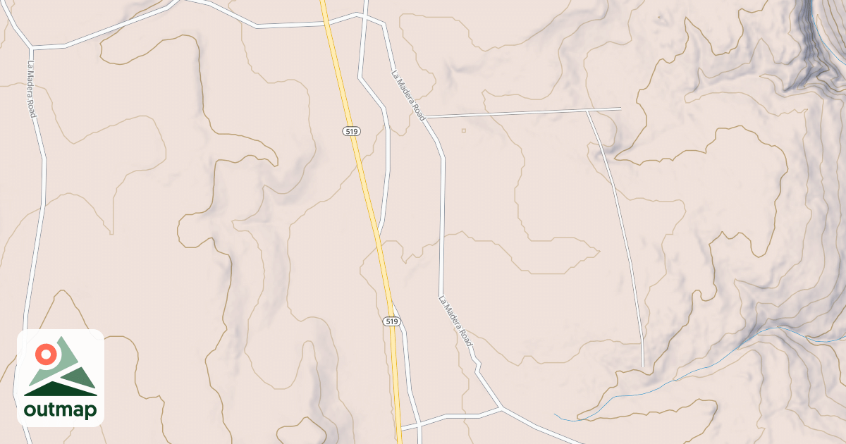 Map of LA MADERA