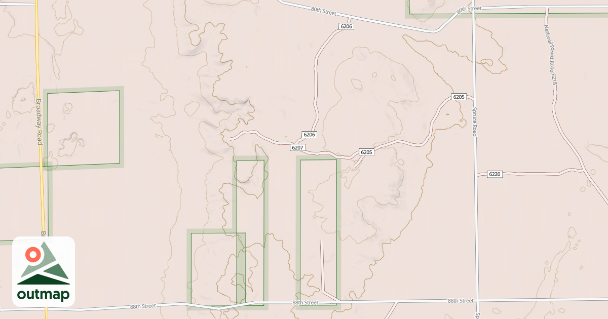 Map of 6206