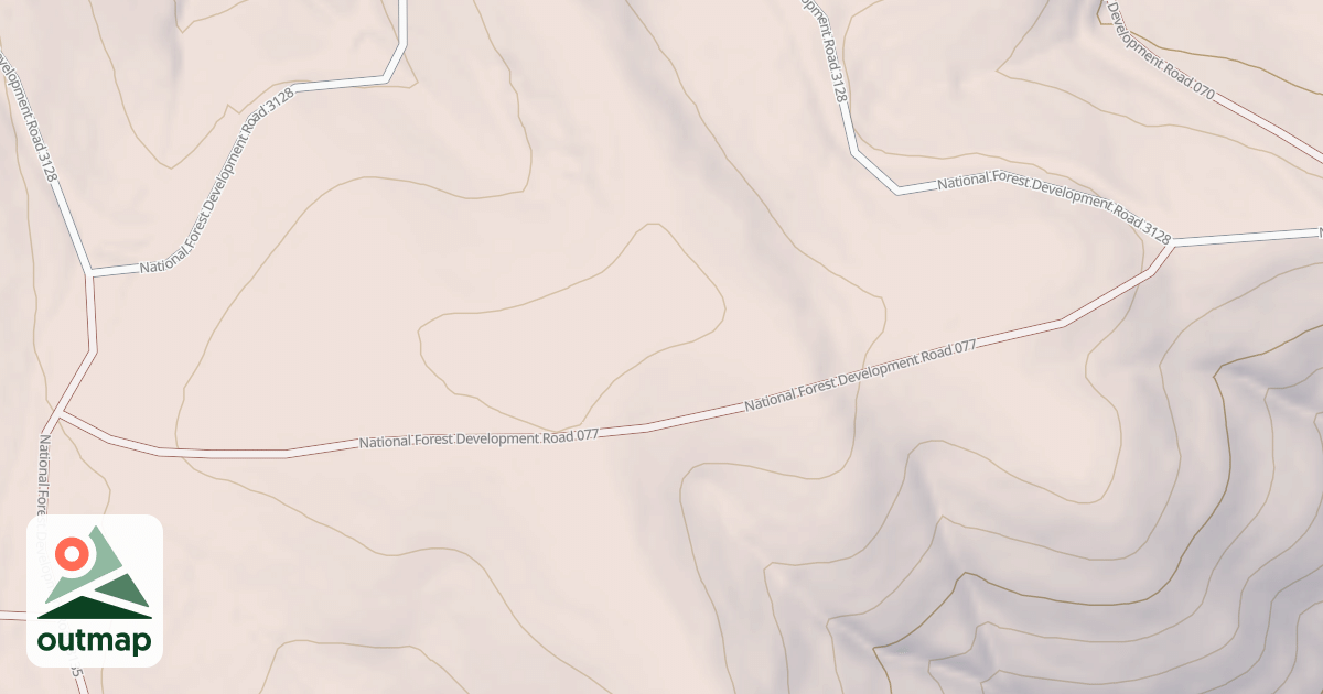 Map of OLD BLACK MTN CG