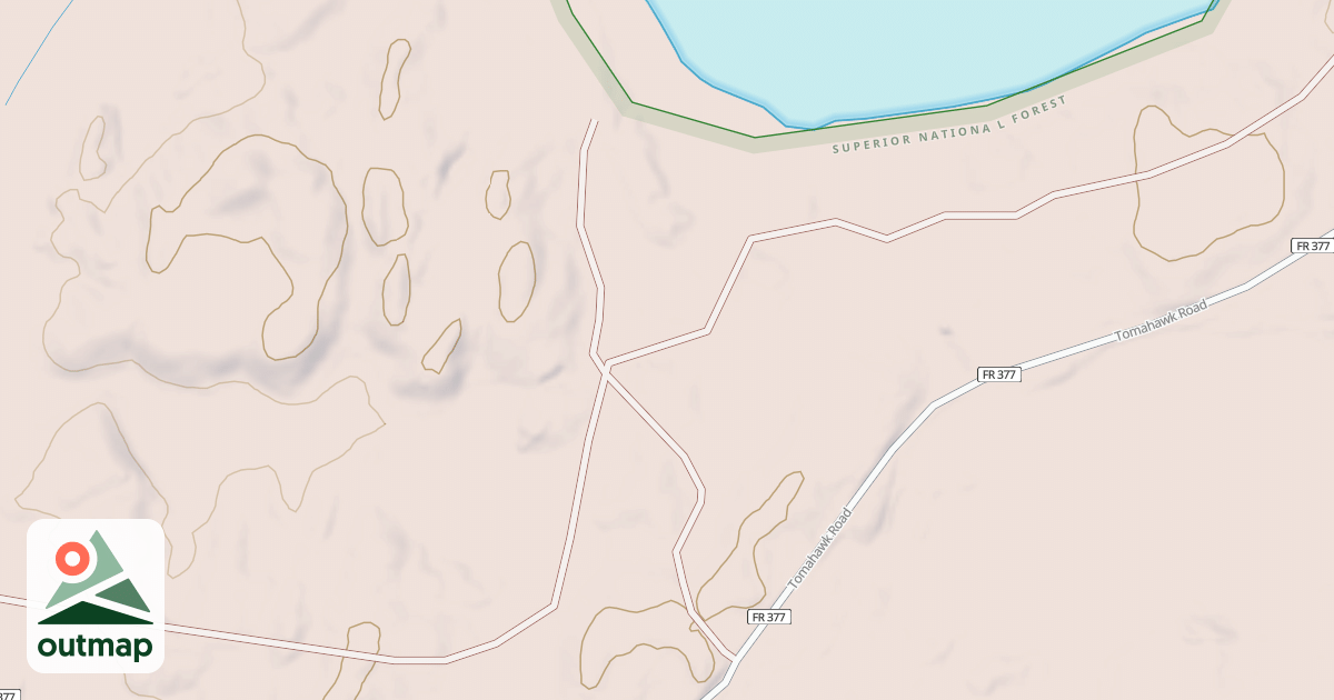 Map of BAIRD LAKE ACCESS