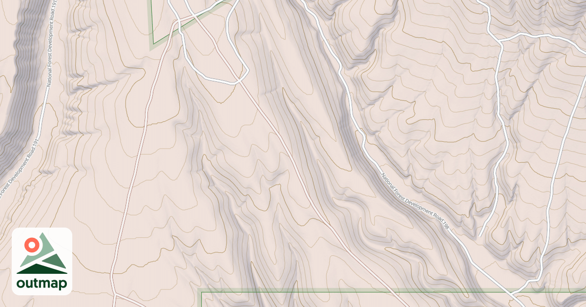 Map of SULLIVAN RIDGE