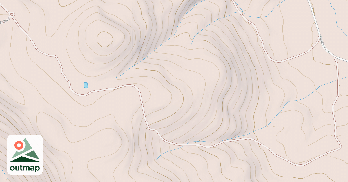 Map of BLUE MTN SOUTH