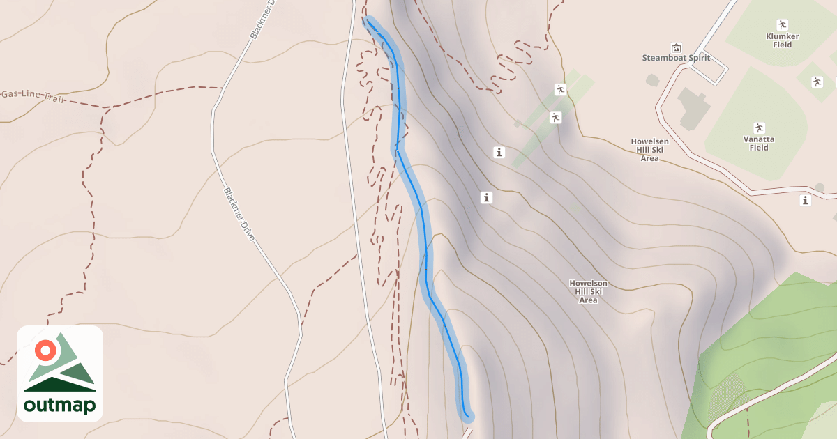 Map of Ridge Run
