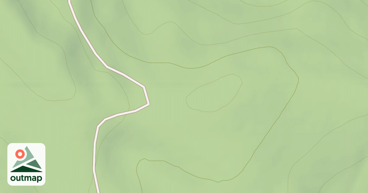 Map of Flat Mountain Trail 43
