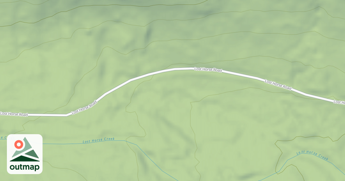 Map of (FDR) LOST HORSE
