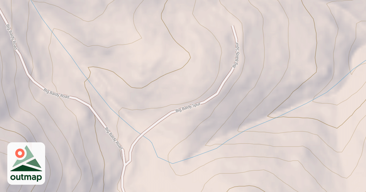 Map of BIG BALDY