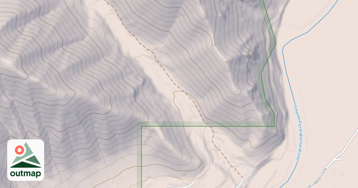 Map of Green Creek