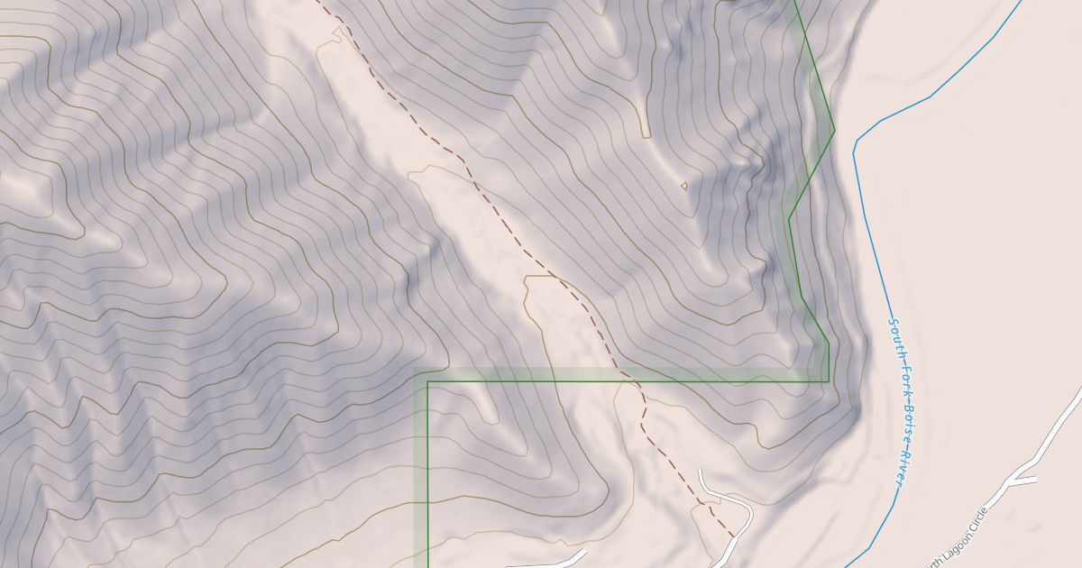 Map preview of Green Creek