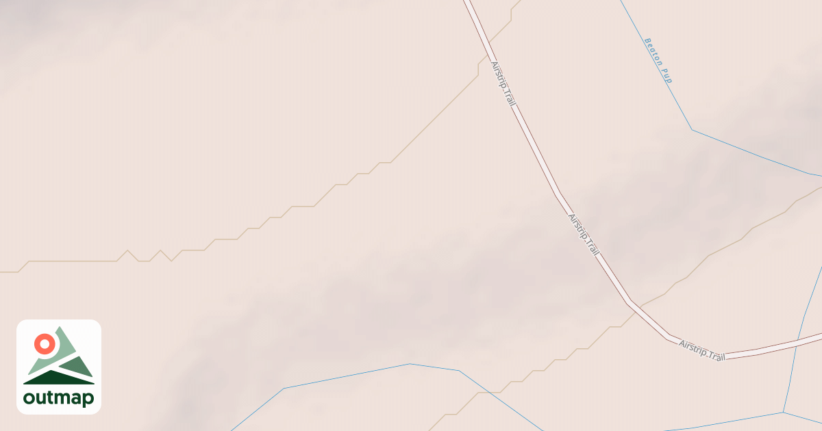 Map of Gravel Pad Trail