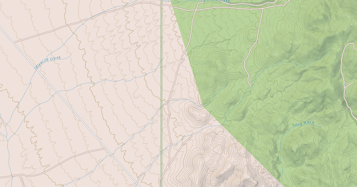 Map preview of IDLEWILD CREEK BYPASS