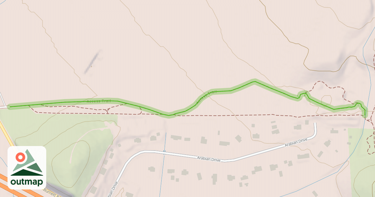 Map of Access Trail
